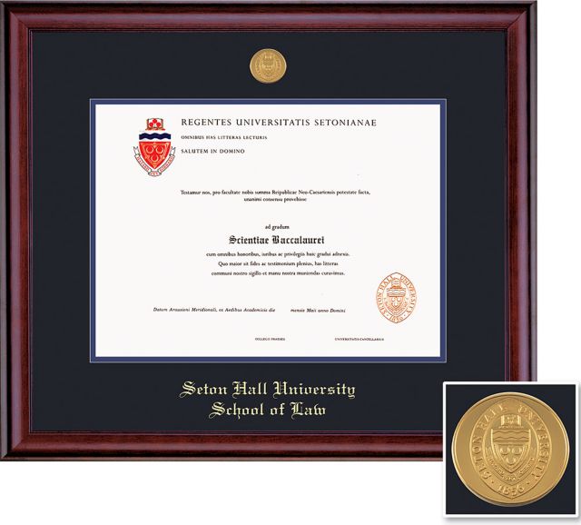 Seton Hall Law School 14'' x 17'' Classic Diploma Frame