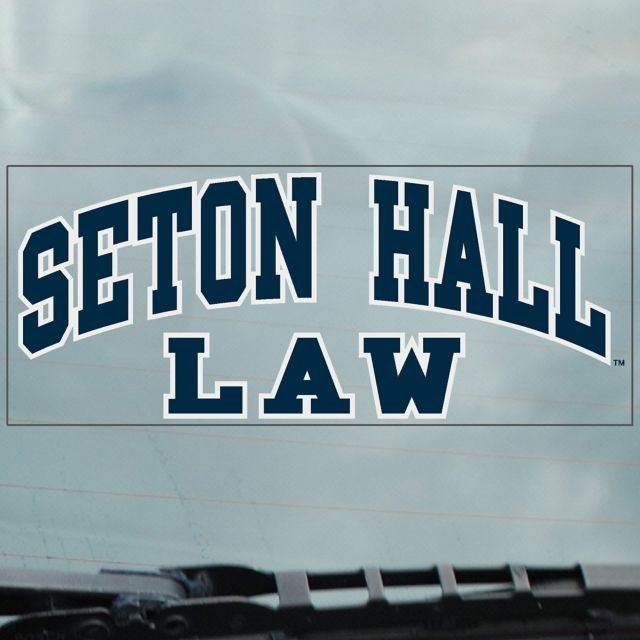Seton Hall Law School Cling Decal