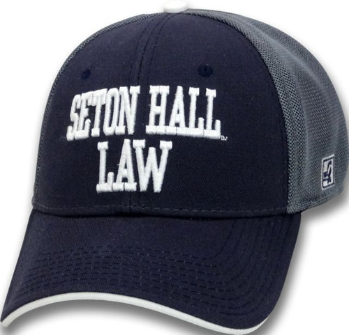 Seton Hall Law School Stretch Fitted Micro Mesh Cap