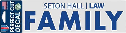 Seton Hall Law School 3x10 Family Decal