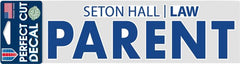 Seton Hall Law School Parent 3'' x 10'' Perfect Cut Decal