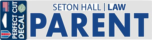 Seton Hall Law School Parent 3'' x 10'' Perfect Cut Decal