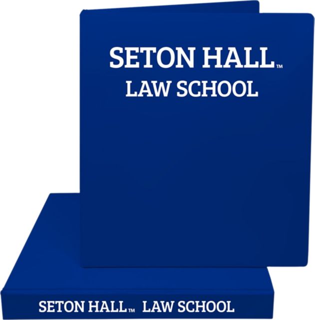 Seton Hall Law School 1'' Vinyl Binder