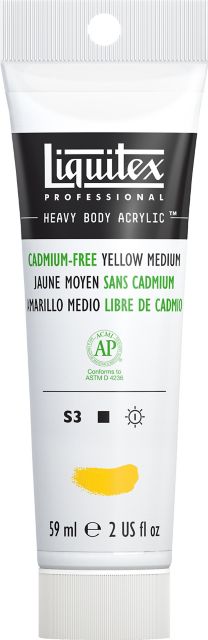 HB ACRY CAD FREE 59ML YLW MED