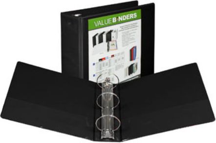 BINDER 3 CLEAR VIEW BLACK