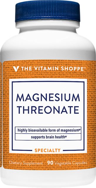 the Vitamin Shoppe  MAGNESIUM THREONATE 90 EA