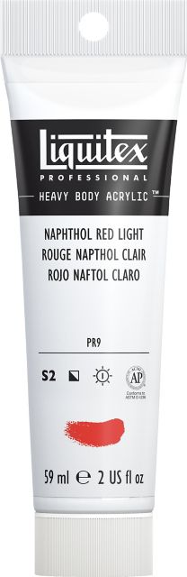 Heavy Body Acrylic 2oz Napthol Red Light