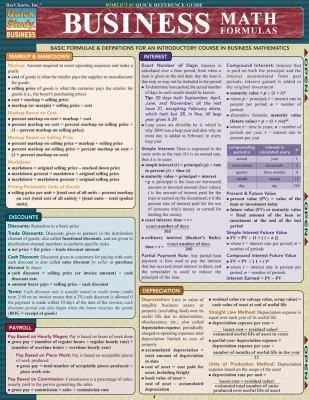 BUSINESS MATH FORMULAS (BOOKST