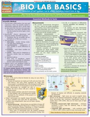 BIO LAB BASICS